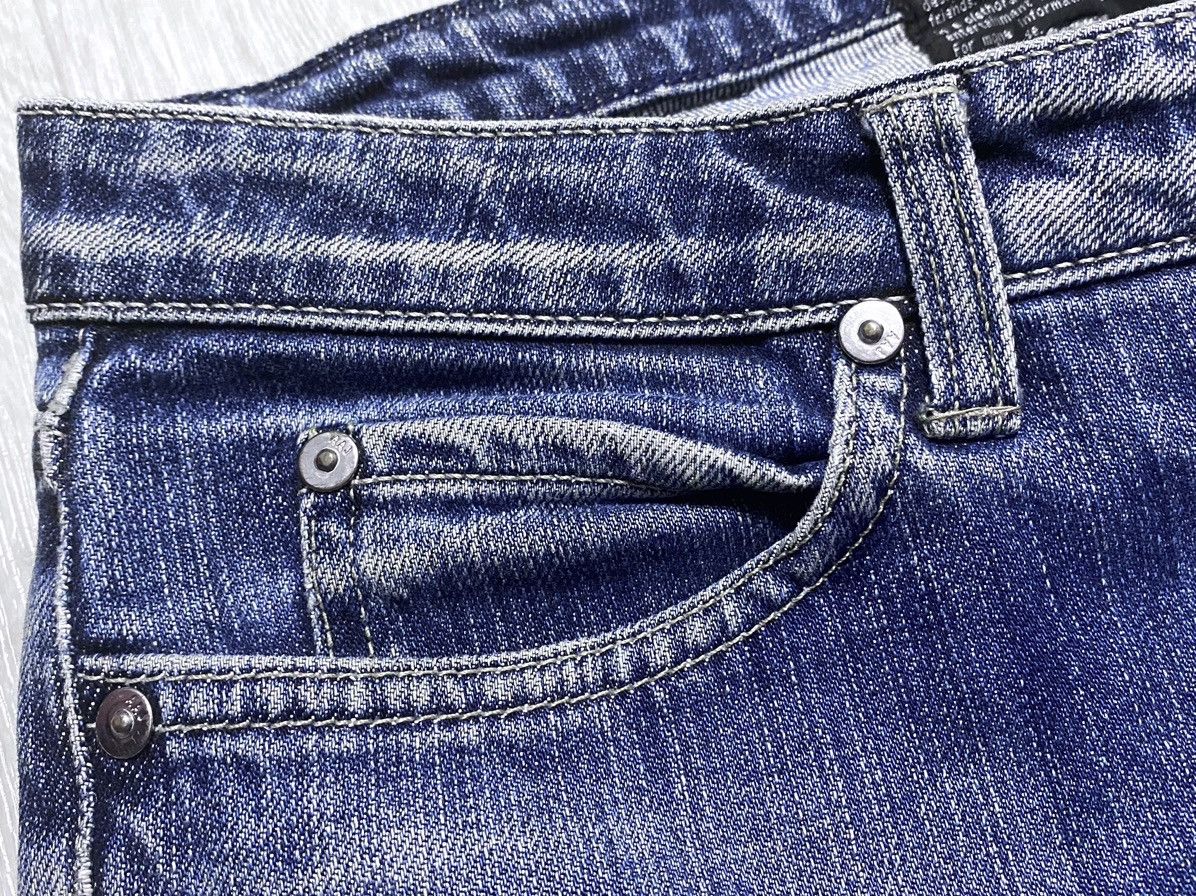 Acne Studios Vtg Acne Action Jeans Hep Pure Stonewash Fringed Denim AAJ Size 27" / US 4 / IT 40 - 12 Thumbnail