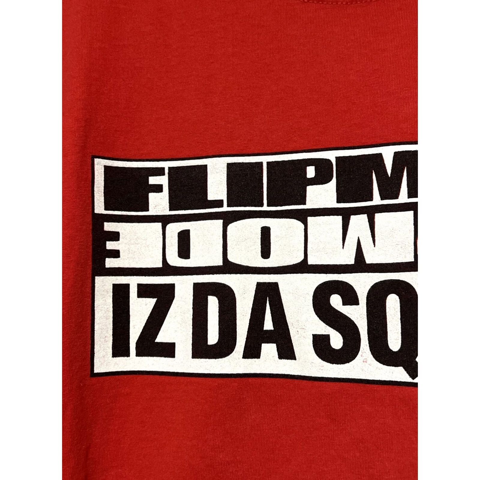 Gildan VINTAGE Busta Rhymes Flipmode Squad T-Shirt Red Hip Hop Logo Tee L Men Size US L / EU 52-54 / 3 - 3 Thumbnail