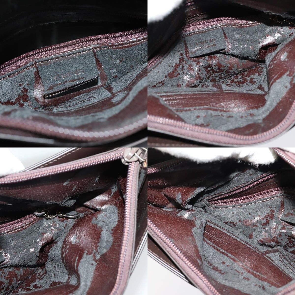 Gucci GUCCI Shoulder Bag Leather Brown Silver Size ONE SIZE - 11 Thumbnail