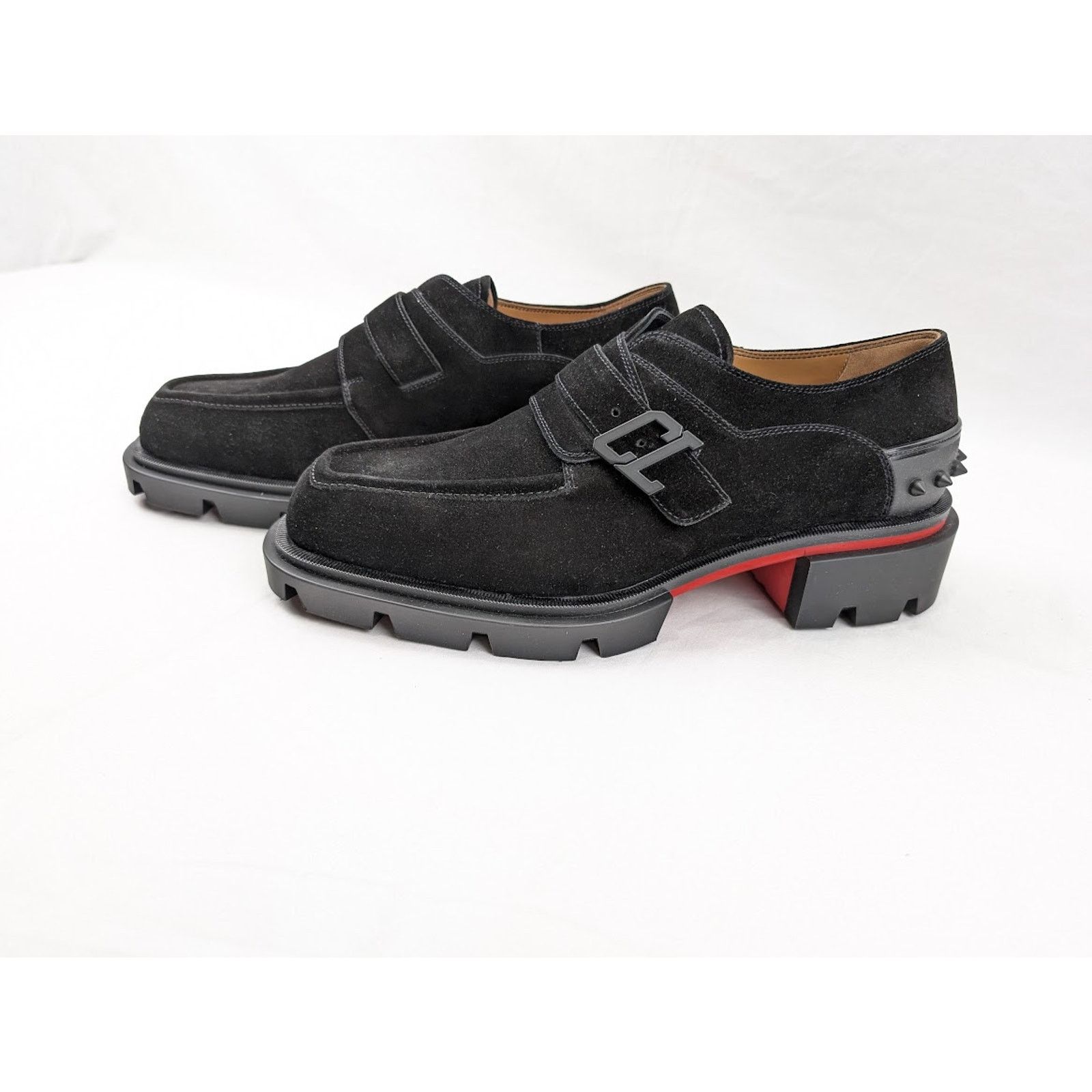 Christian Louboutin o1rshd1 Our Georges Flat Shoes in Black Size US 12 / EU 45 - 15 Thumbnail