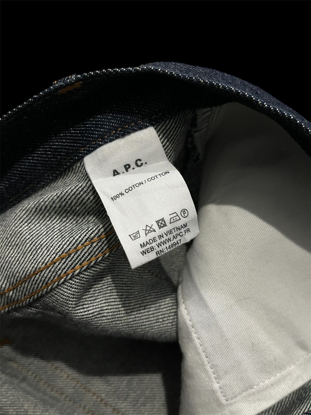A.P.C. A.P.C Selvedge Indigo Denim Jeans Size US 34 / EU 50 - 8 Thumbnail