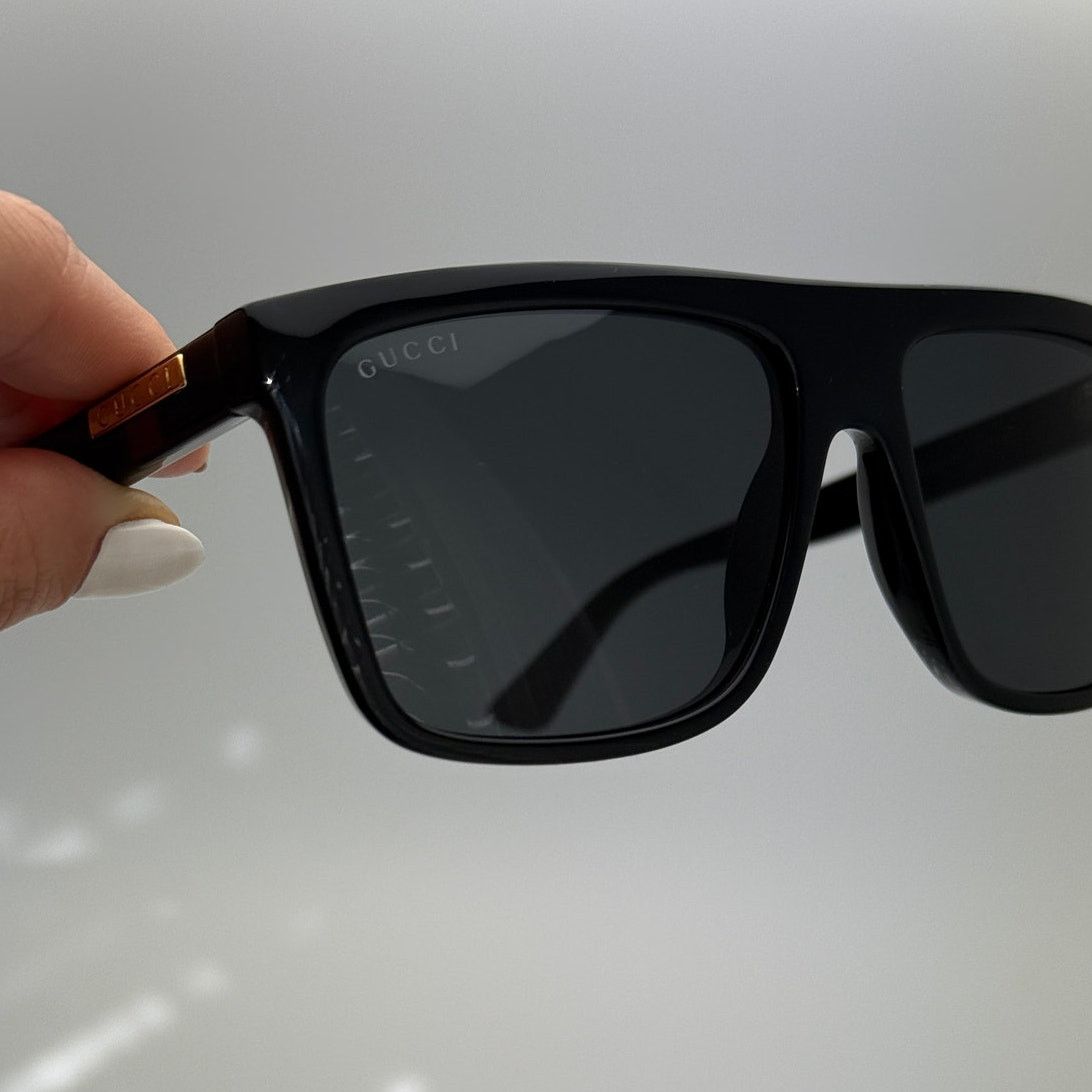 Gucci NEW Gucci Sunglasses GG0748S 001 Black Unisex Size ONE SIZE - 9 Thumbnail