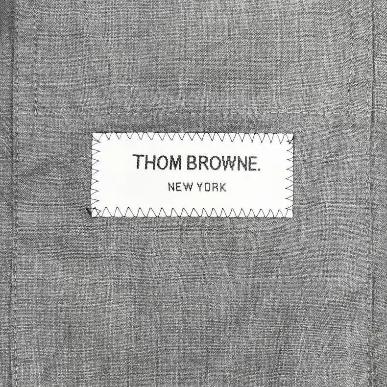 Thom Browne Thom Browne Gray Fine Wool Shirt Jacket Size US XS / EU 42 / 0 - 4 Thumbnail
