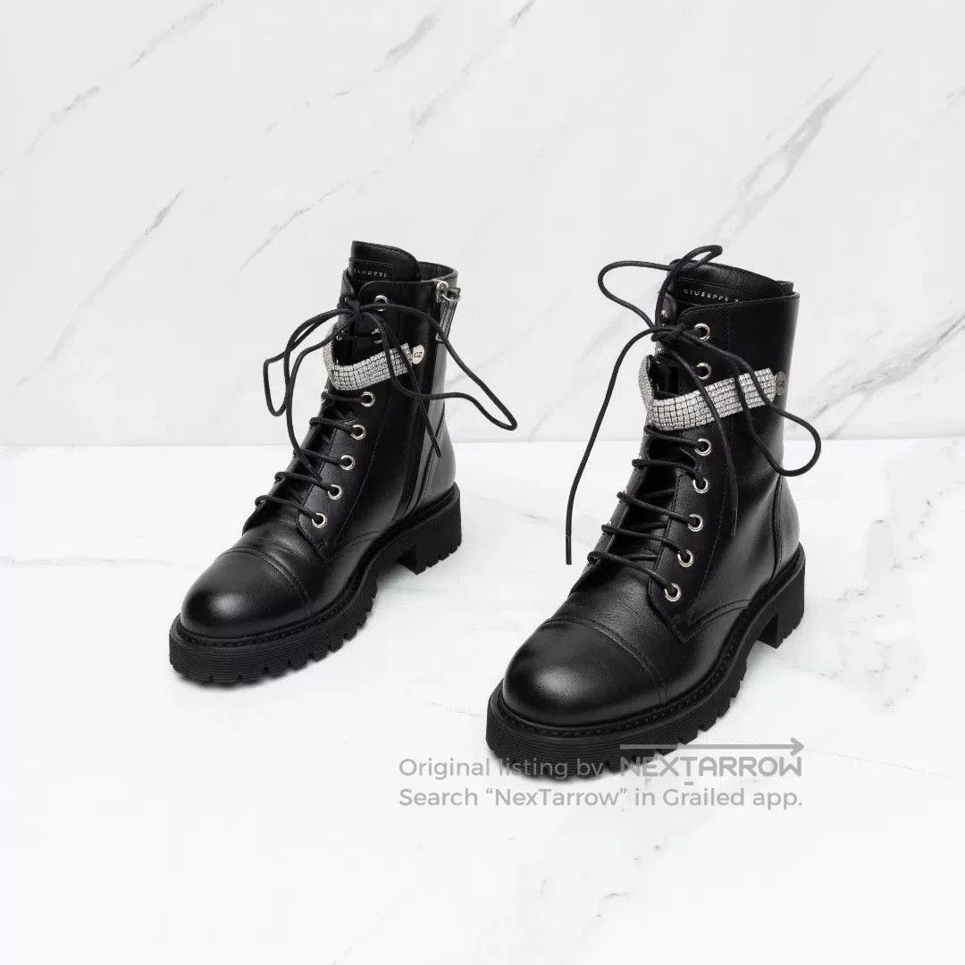 Giuseppe Zanotti Giuseppe Zanotti Women's Rhinestone Martin Boots. Size US 5 / IT 35 - 4 Thumbnail