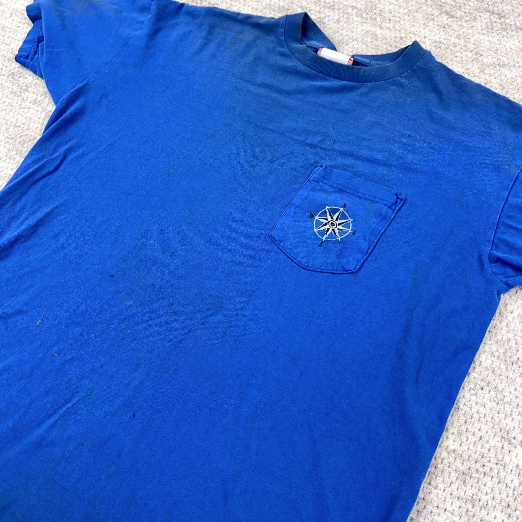 Marlboro VINTAGE Marlboro Shirt Men XL Blue Adventure Team Skiing Thrashed Grunge Pocket Shirt Size US XL / EU 56 / 4 - 6 Thumbnail