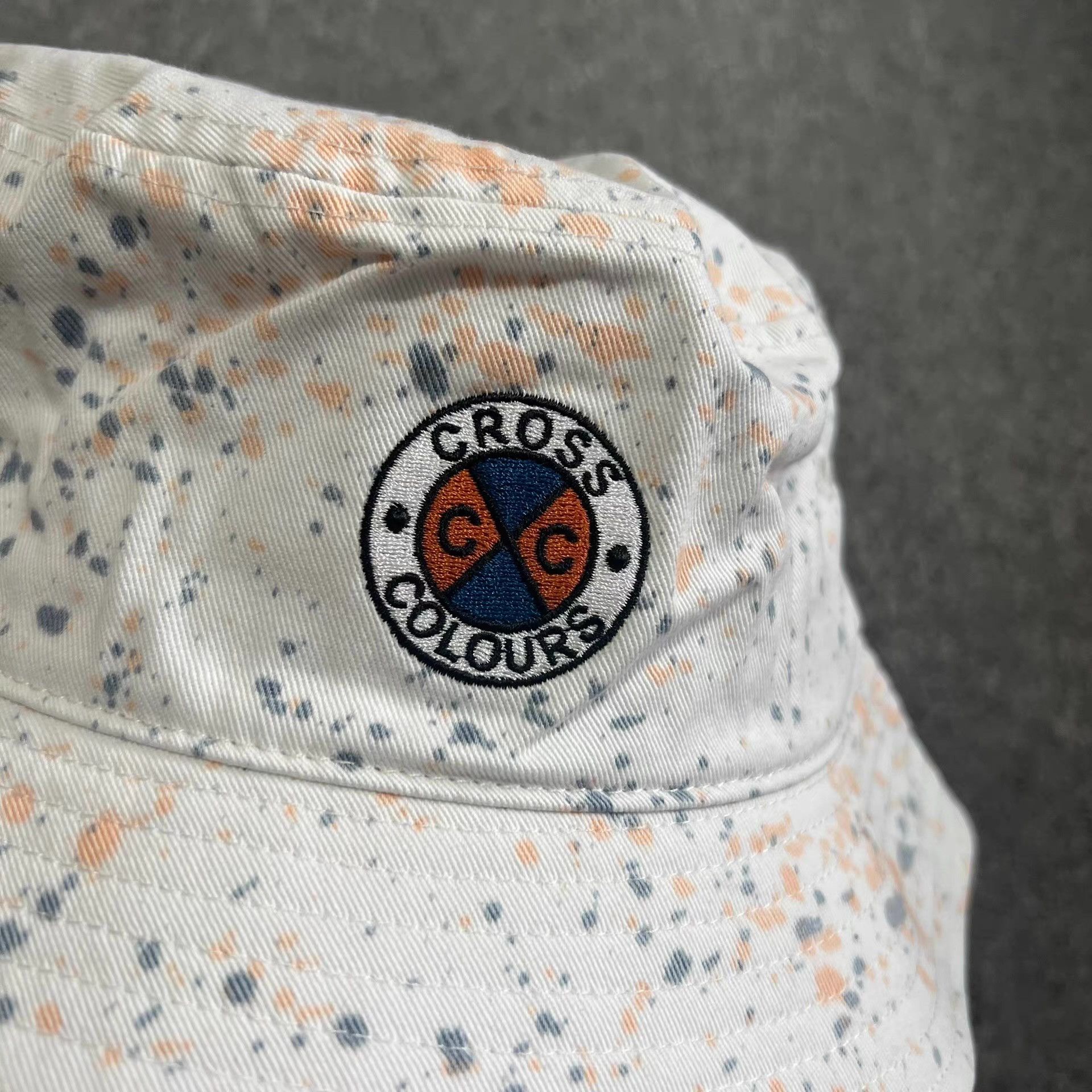 Cross Colours Cross Colours Embroidered Splash Ink Bucket Hat Q7 Size ONE SIZE - 2 Thumbnail