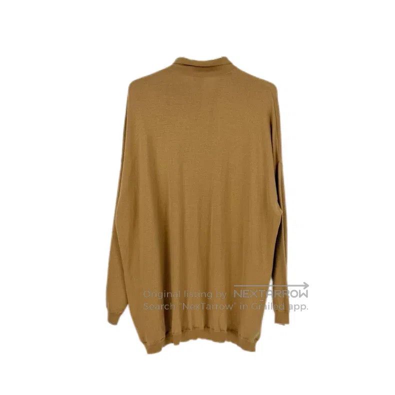 Loewe Loewe Camel color embroidered logo wool sweater Size US XS / EU 42 / 0 - 2 Thumbnail