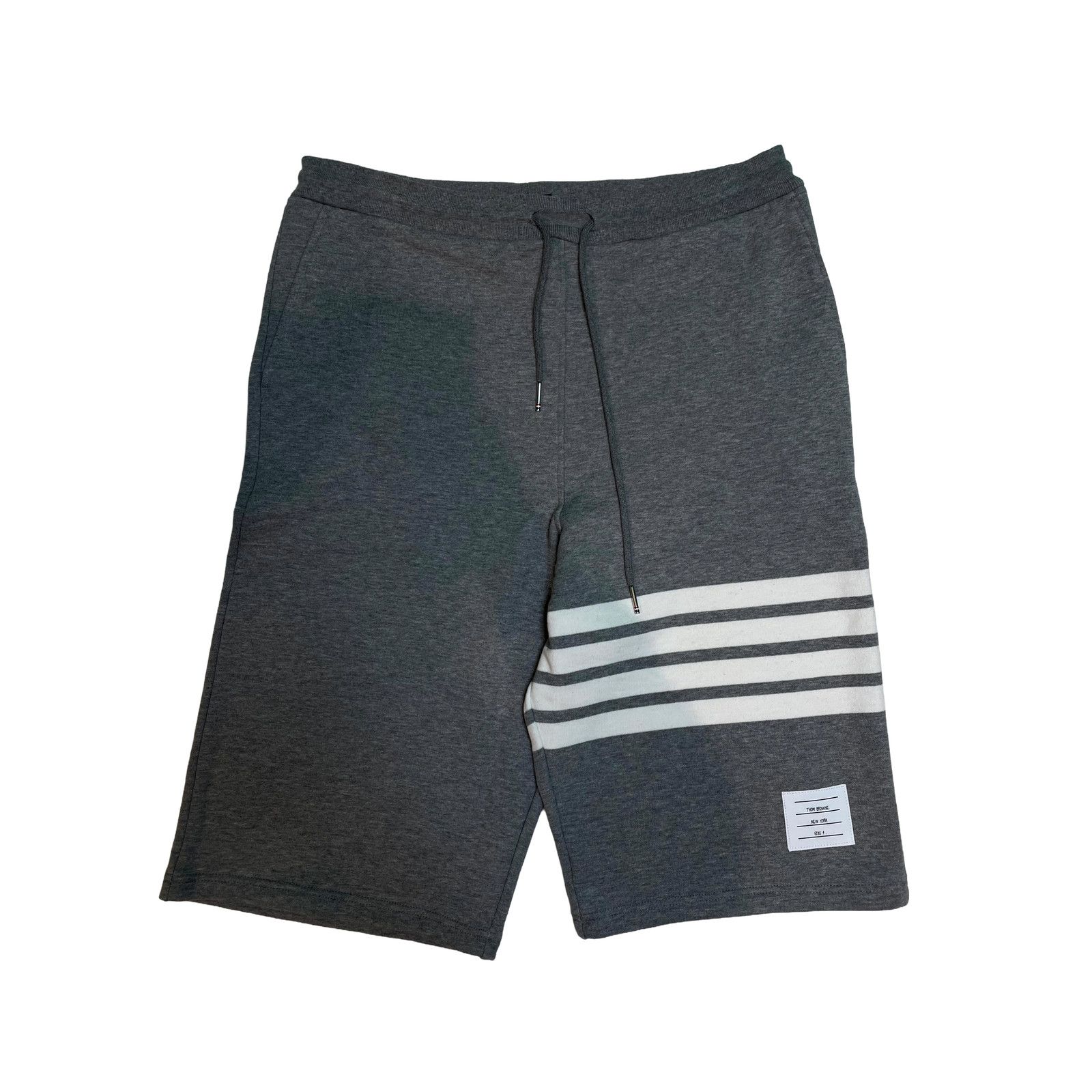 Thom Browne Thom Browne Stripe Sweat Grey & White Shorts Size US 36 / EU 52 - 1 Thumbnail