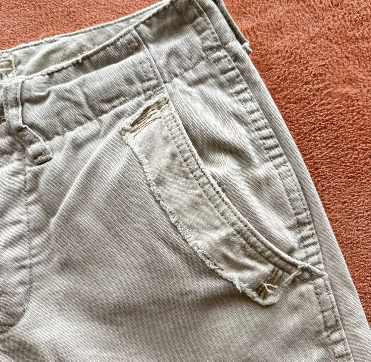 Denim & Supply Ralph Lauren Ralph Lauren Denim Supply Patch Print Canvas Shorts K22 Size US 27 - 3 Thumbnail