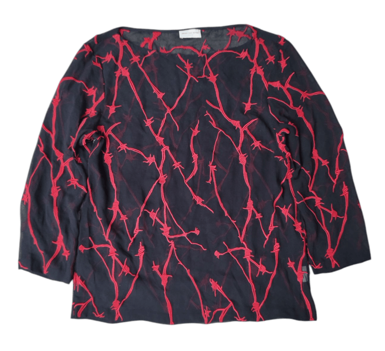 Dries Van Noten Dries van noten wire embroidery Longsleeve mesh Size M / US 6-8 / IT 42-44 - 1 Thumbnail