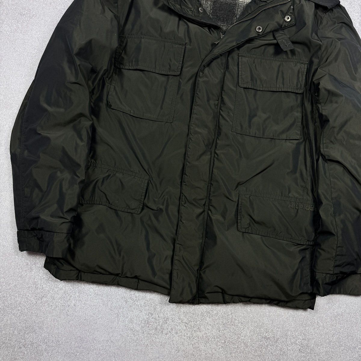 Tommy Hilfiger Tommy Hilfiger Nylon Green Military Warm Jacket Size XL / 54 Size US XL / EU 56 / 4 - 7 Thumbnail