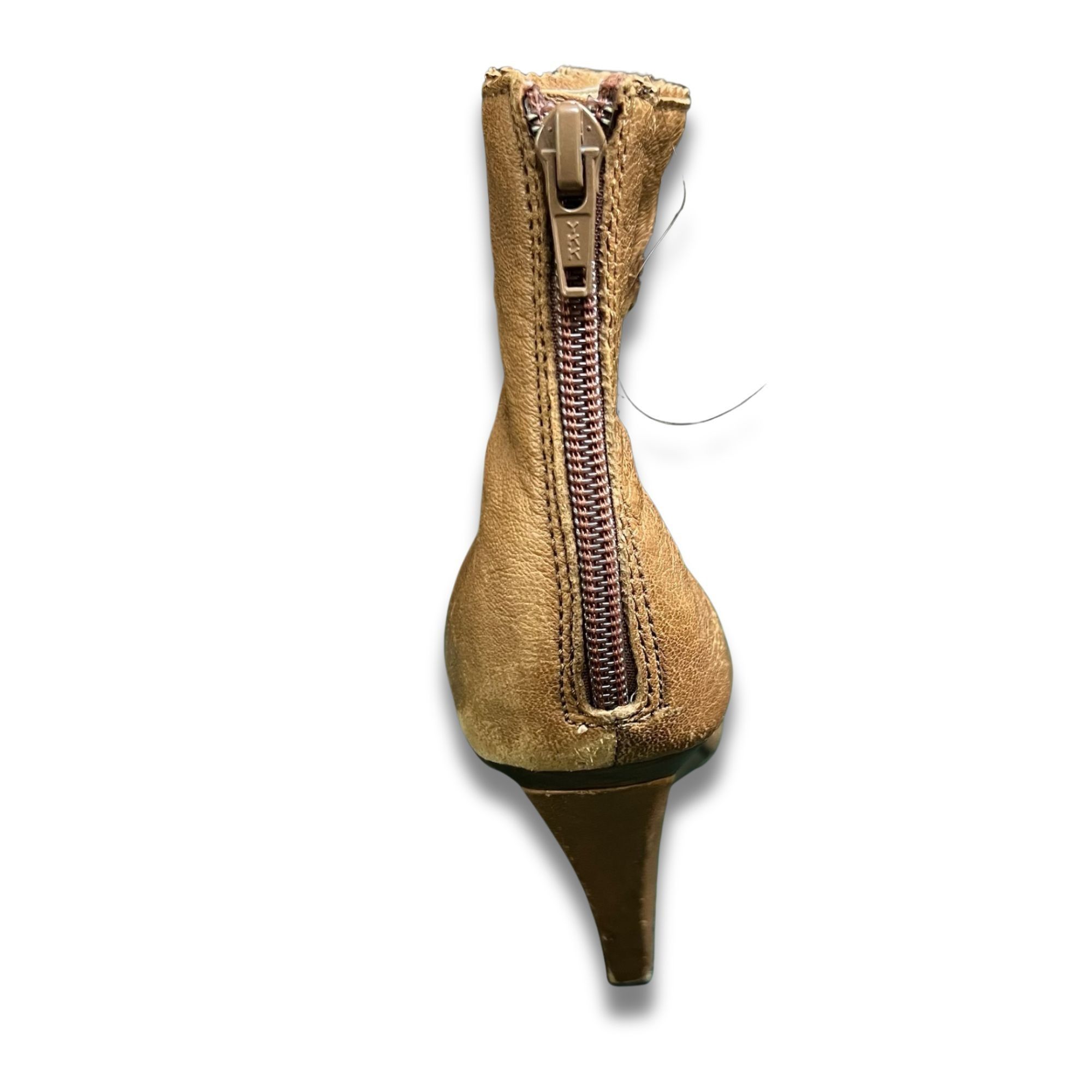 Sam Edelman Vintage Sam Edelman Brown Leather Peep-Toe Booties Size 6 Wi Size US 6 / IT 36 - 5 Thumbnail