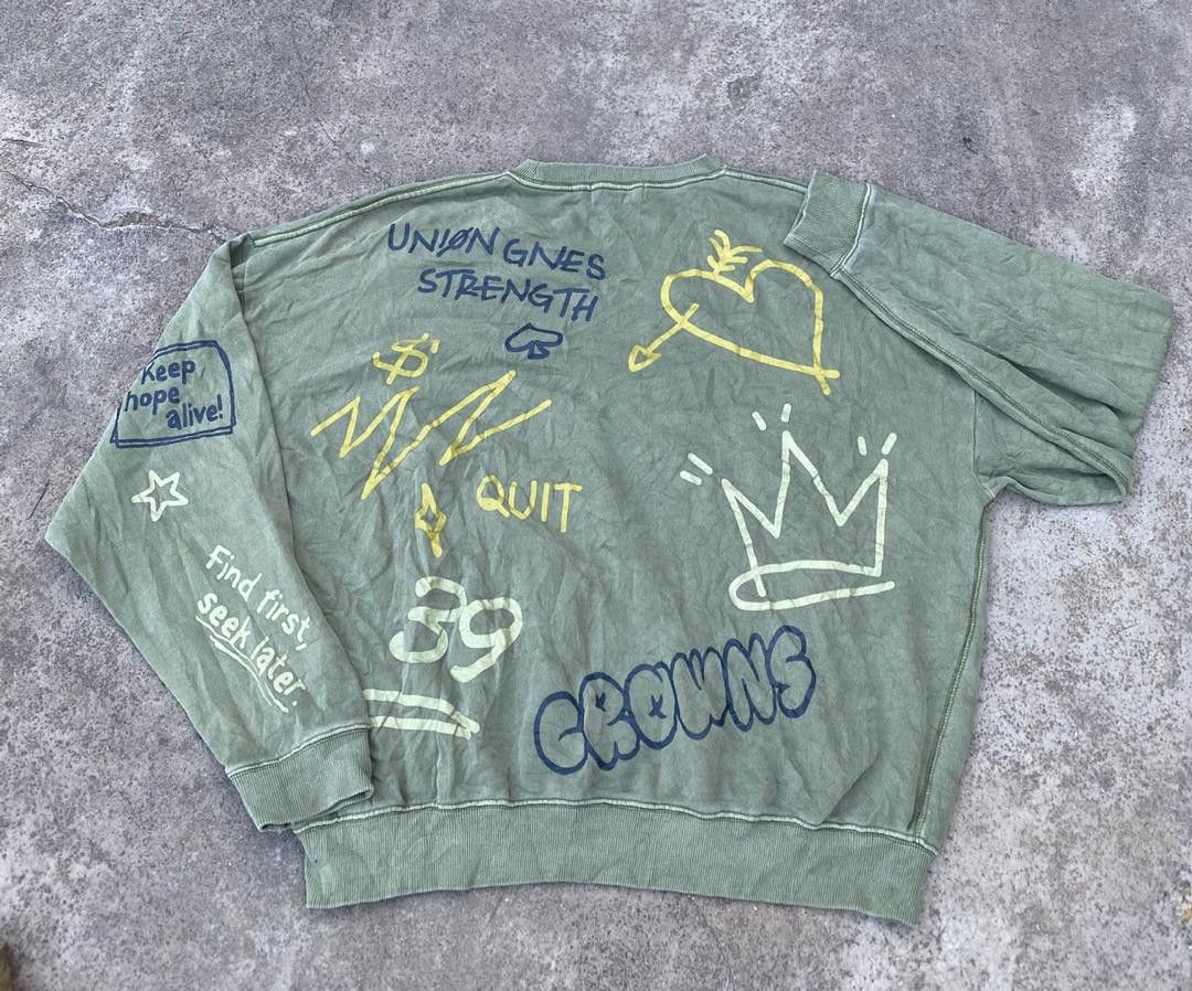 Japanese Brand Rodeo Crowns Fullprint Sweatshirt Size US M / EU 48-50 / 2 - 3 Thumbnail