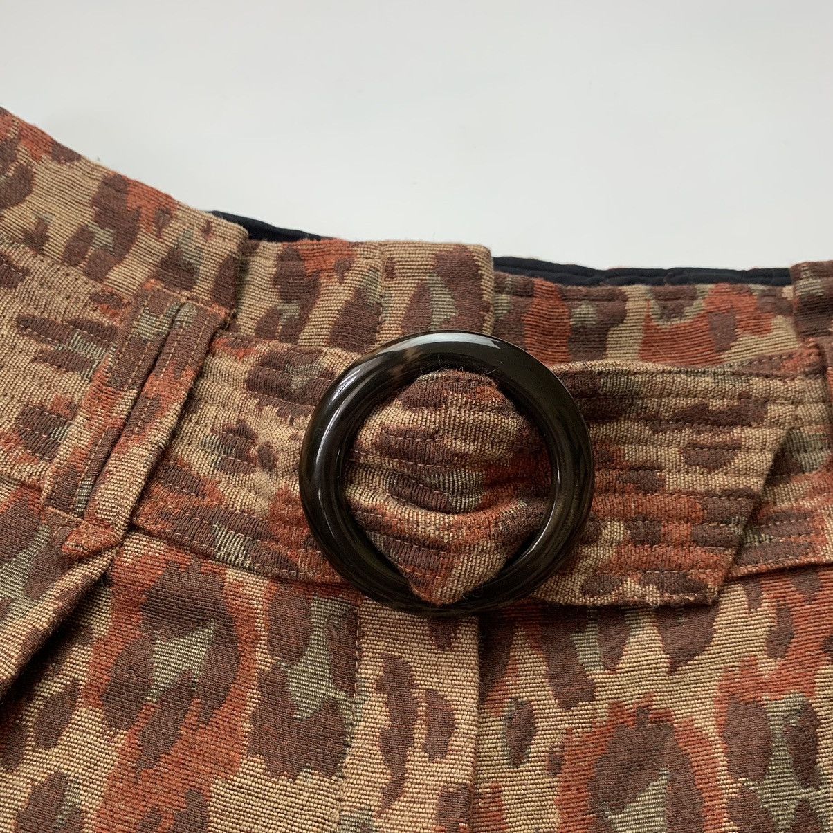 Sezane Sezane Jacquard Leopard High Rise Shorts Size 34" / US 12 / IT 48 - 5 Thumbnail