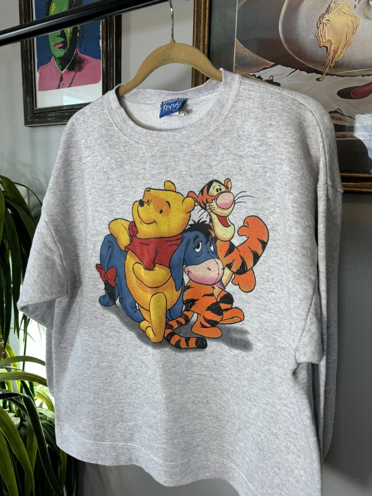 Disney × Vintage Vintage Winnie the Pooh Disney Sweatshirt Size US L / EU 52-54 / 3 - 3 Thumbnail