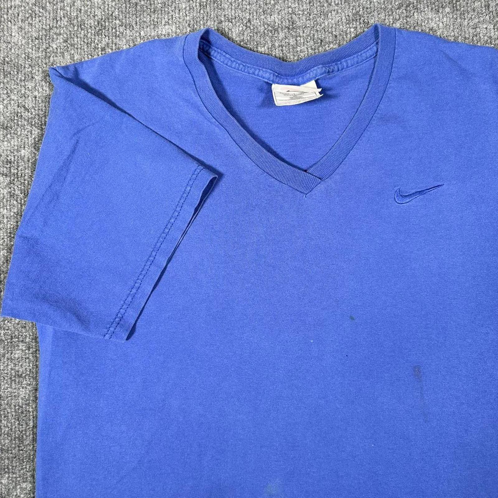 Nike Vintage Nike T Shirt Size Womens M Blue Tonal 1990s Sports Grailed