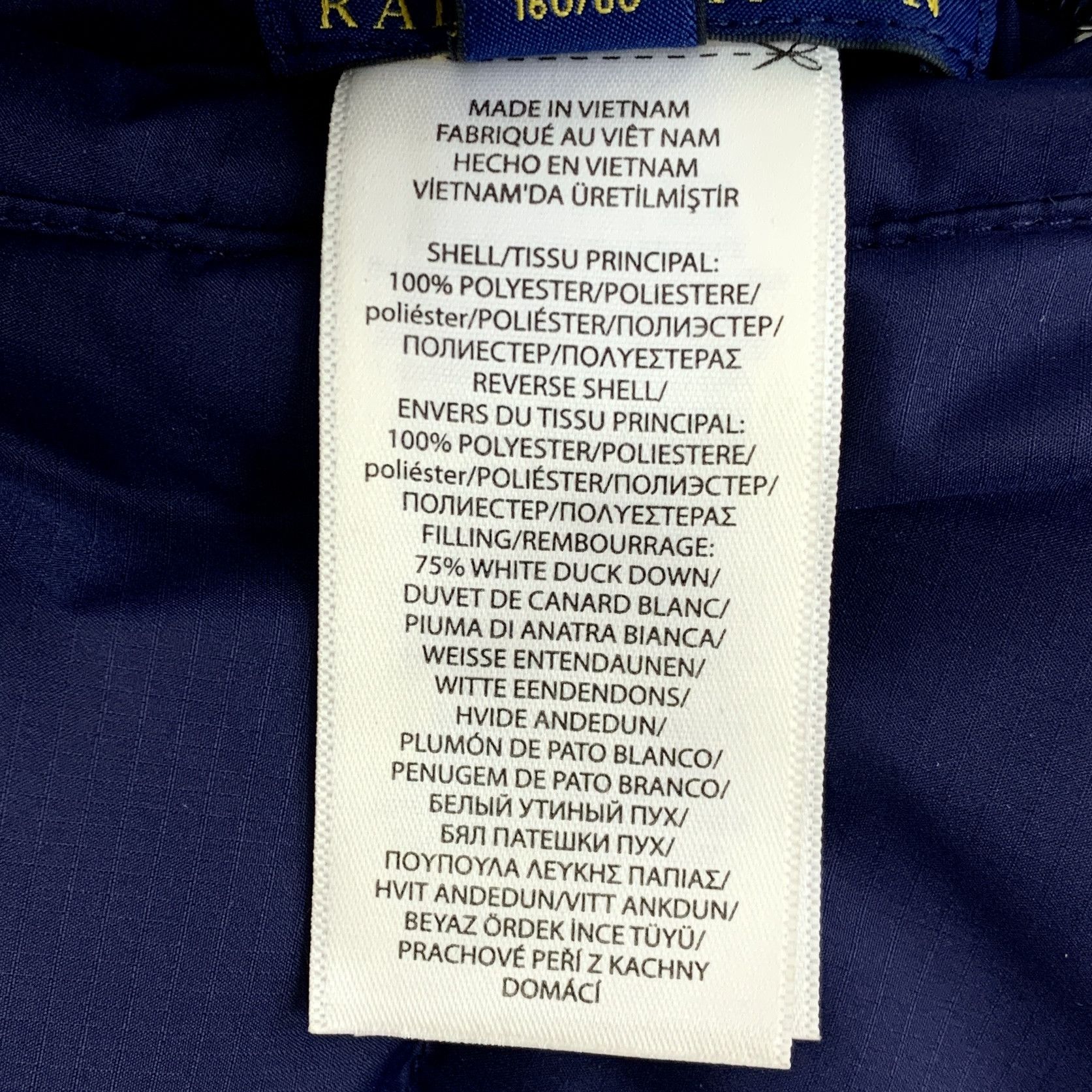 Ralph Lauren Ralph Lauren Reversible Logo Down Vest Multicolor (L) Size US L / EU 52-54 / 3 - 9 Thumbnail
