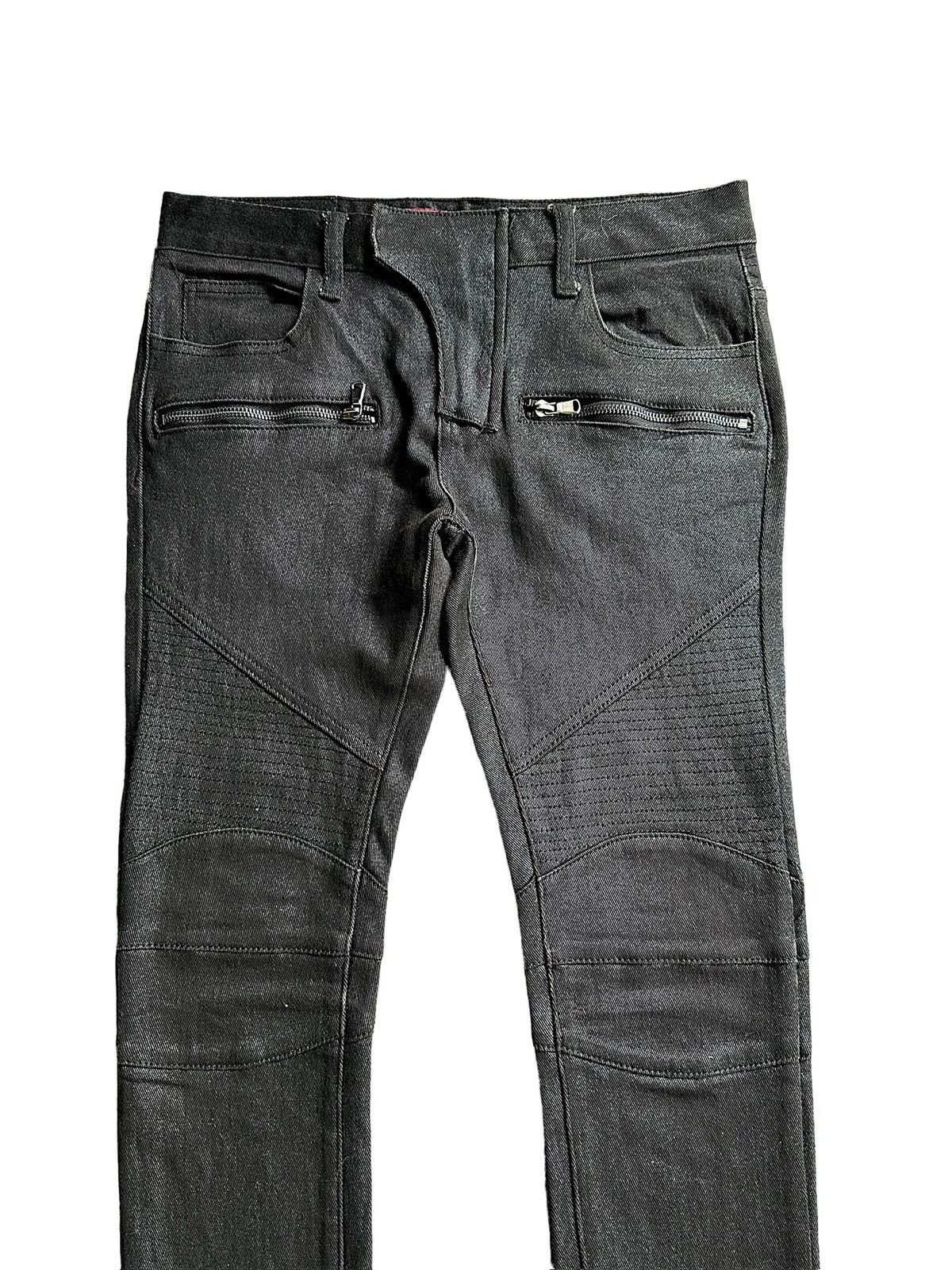 If Six Was Nine 00's SEANA waxed biker skinny pant Size US 31 - 2 Thumbnail