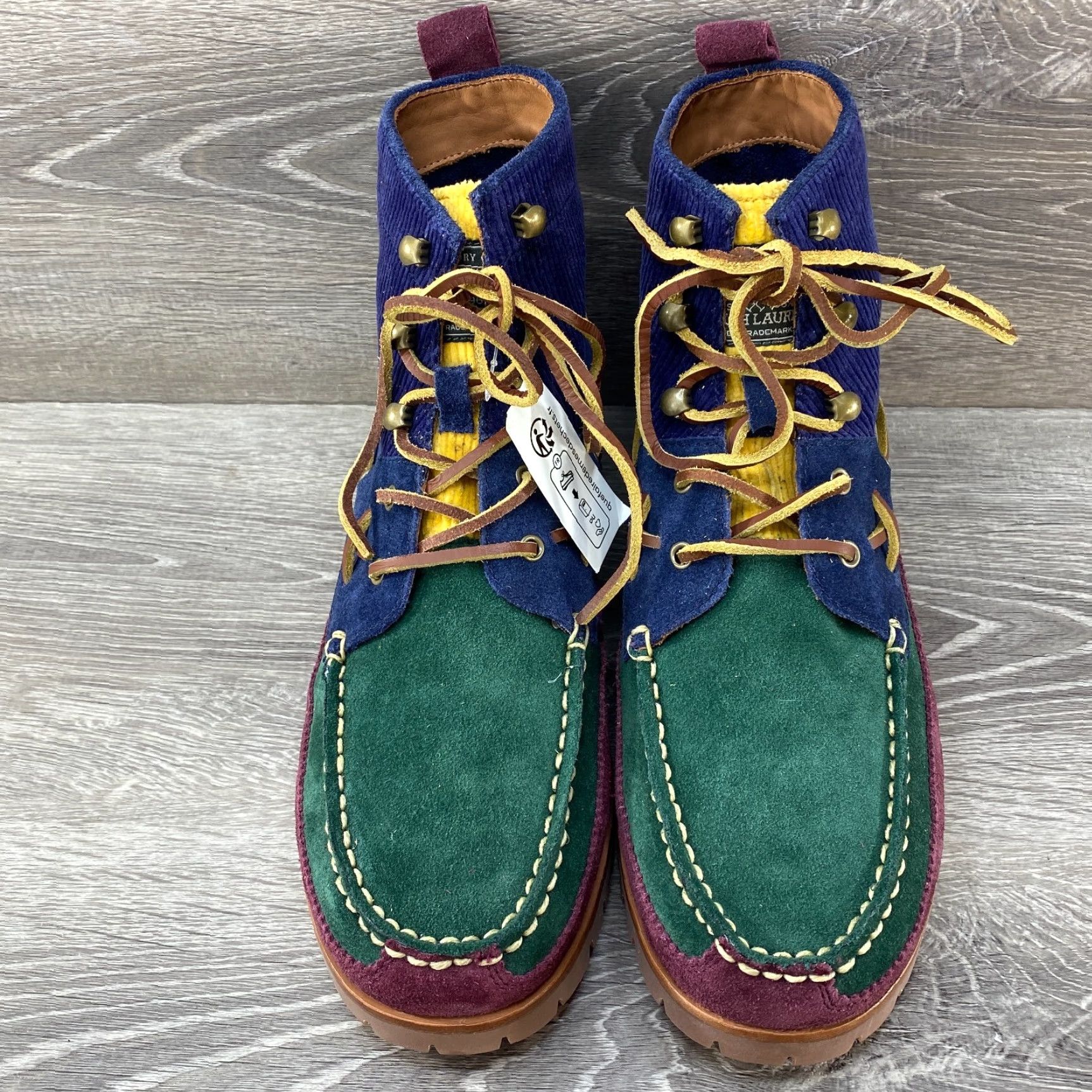 Polo Ralph Lauren Polo Ralph Lauren Country Ranger MID Color Block Suede Corduroy Boots Men's 9.5 Size US M / EU 48-50 / 2 - 3 Thumbnail