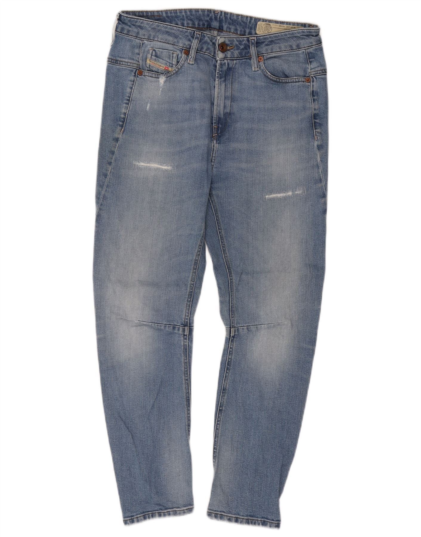 Diesel Womens Fayza-Xp Regular Low Waist Jeans W28 L25 Blue Cotton Size 24" / US 00 / IT 34 - 1 Thumbnail