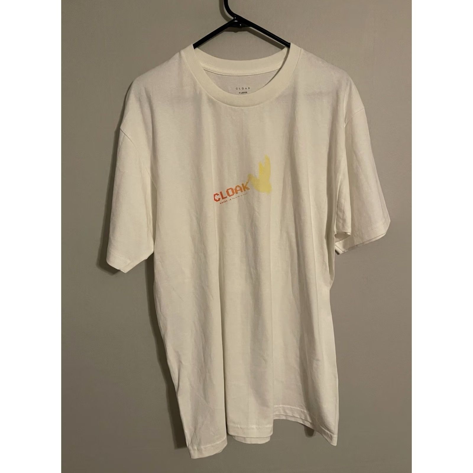 Vintage Cloak White T-Shirt Men XL Powerlines Pigeons Hidden In Plain Sight - 100% Cotton Shirt Size US XL / EU 56 / 4 - 3 Thumbnail