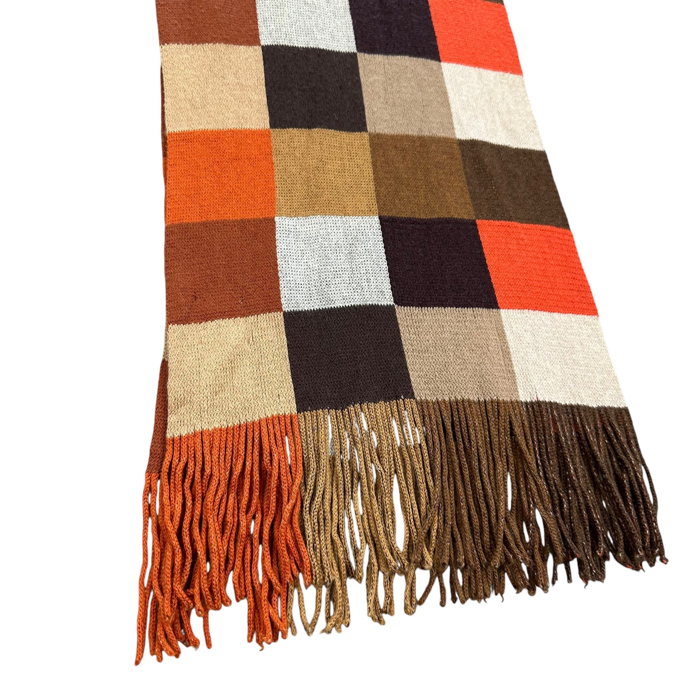 Vintage BONNEFOY Checked Muffler Neckwear Scarves #A62-1488 Size ONE SIZE - 4 Thumbnail