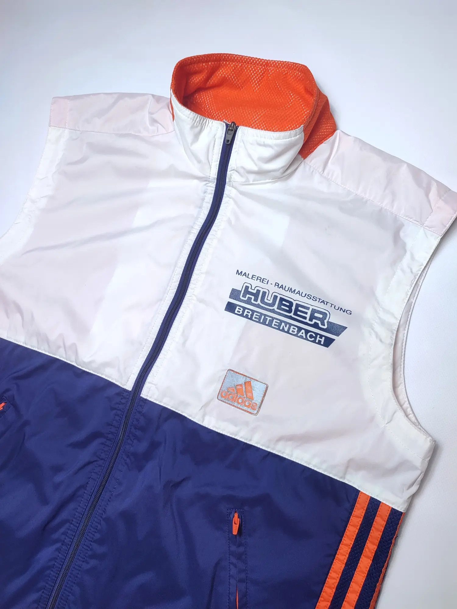 Adidas Adidas Running Full Zip Reflective Logo Vest Jacket Size US M / EU 48-50 / 2 - 6 Thumbnail