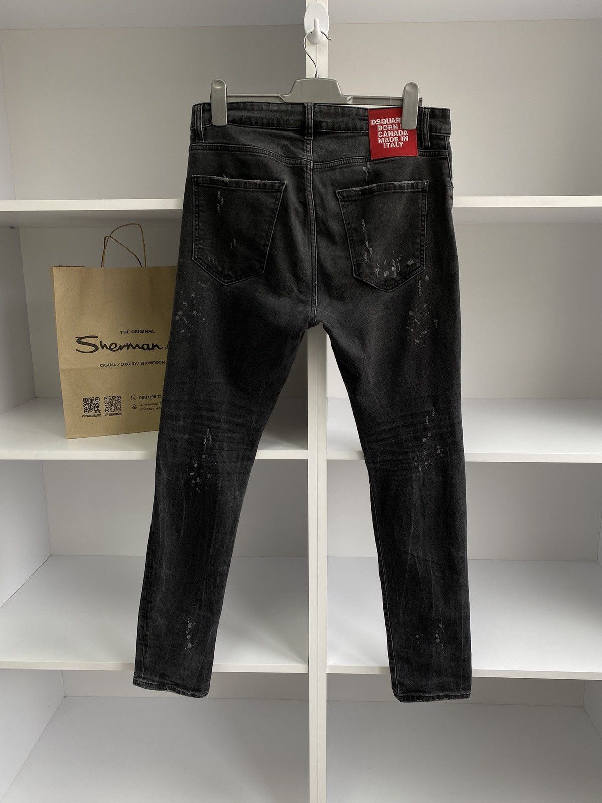 Vintage Black Pants Dsquared2 52 Size(IT)