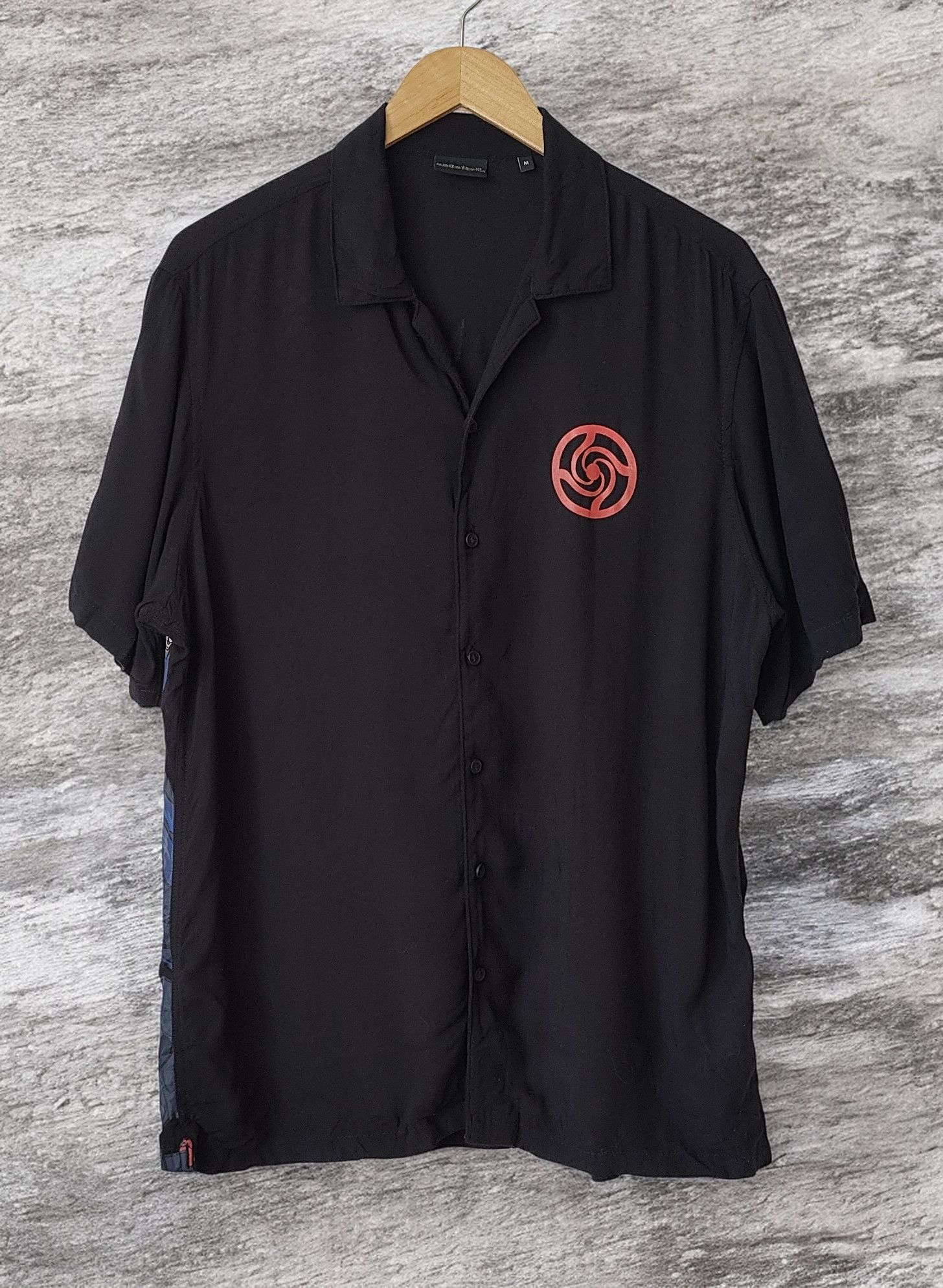 Anime JuJutsu Kaisen Vintage AOP Crazy Full Print Button Shirt Size US M / EU 48-50 / 2 - 2 Thumbnail