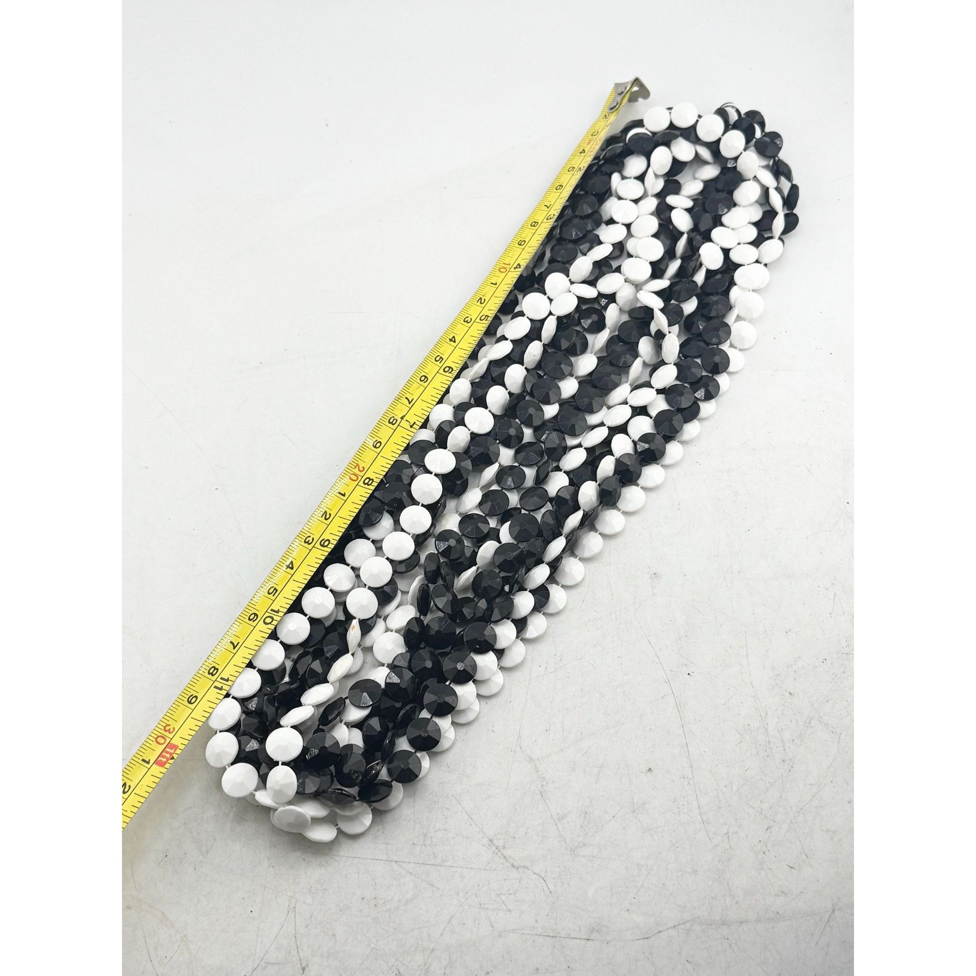 Vintage Vintage multi strand black and white beaded necklace Size ONE SIZE - 5 Thumbnail