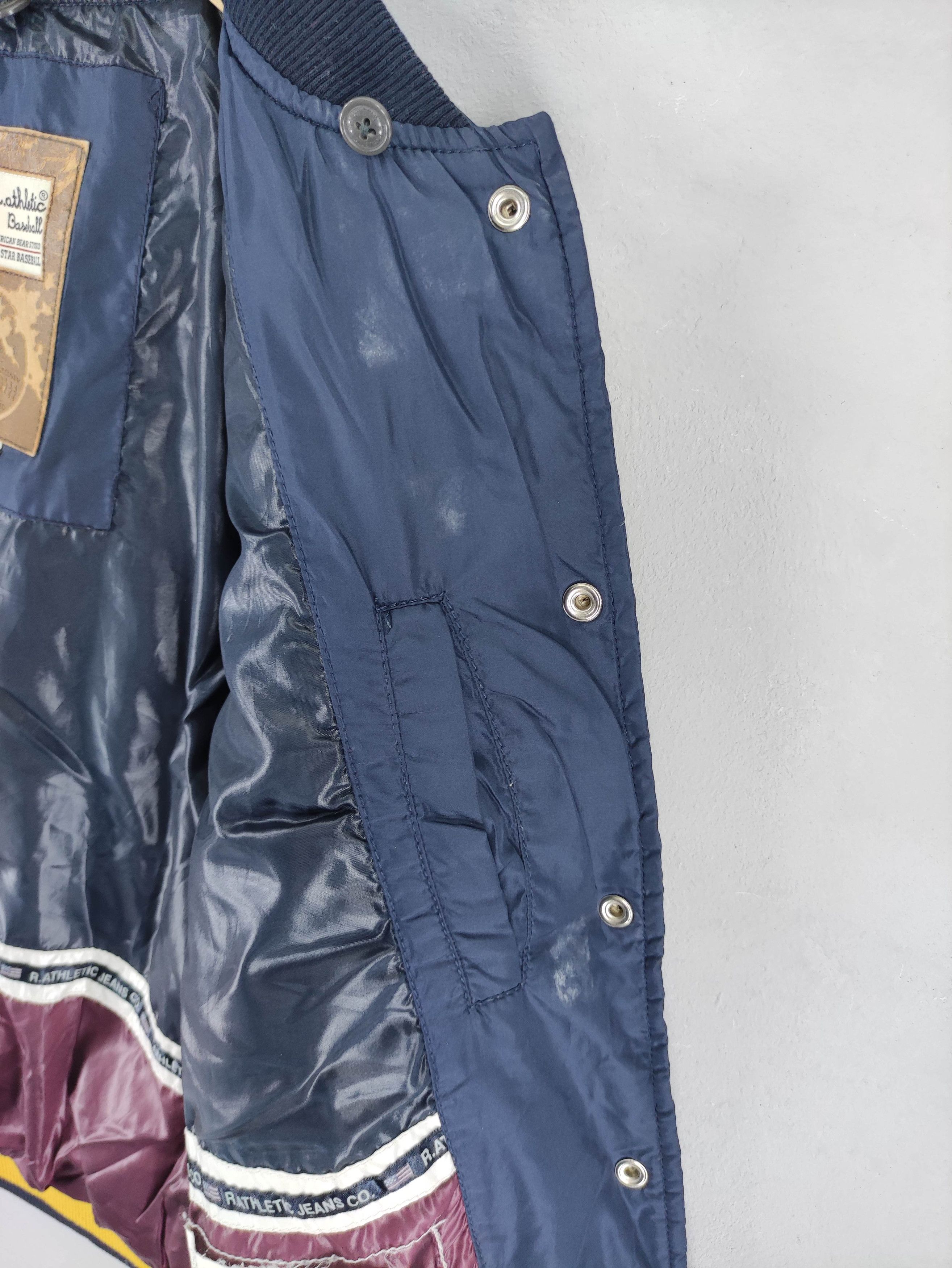 Japanese Brand Vintage R.Athletic Varsity Puffer Jacket Snap Button Size US S / EU 44-46 / 1 - 7 Thumbnail