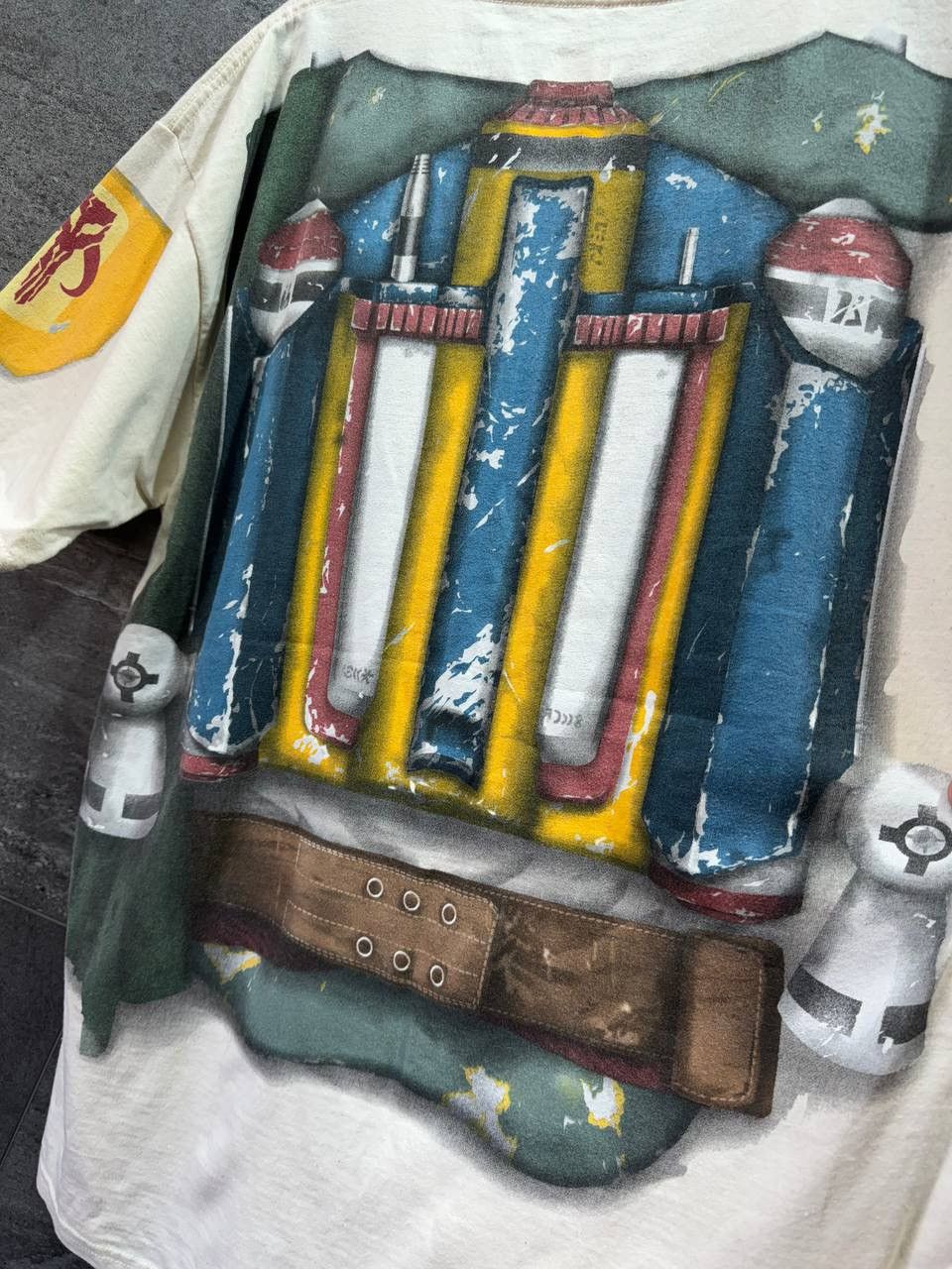 Vintage Hanes Disneyland Star Wars Boba Fett Front and Back Shirt Size US M / EU 48-50 / 2 - 14 Thumbnail