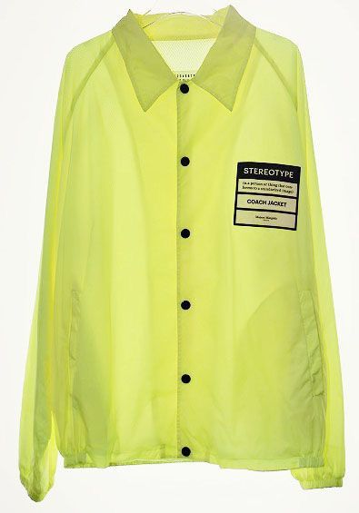 Maison Margiela MAISON MARGIELA Yellow ‘Stereotype’ Coach Jacket Size US M / EU 48-50 / 2 - 1 Thumbnail