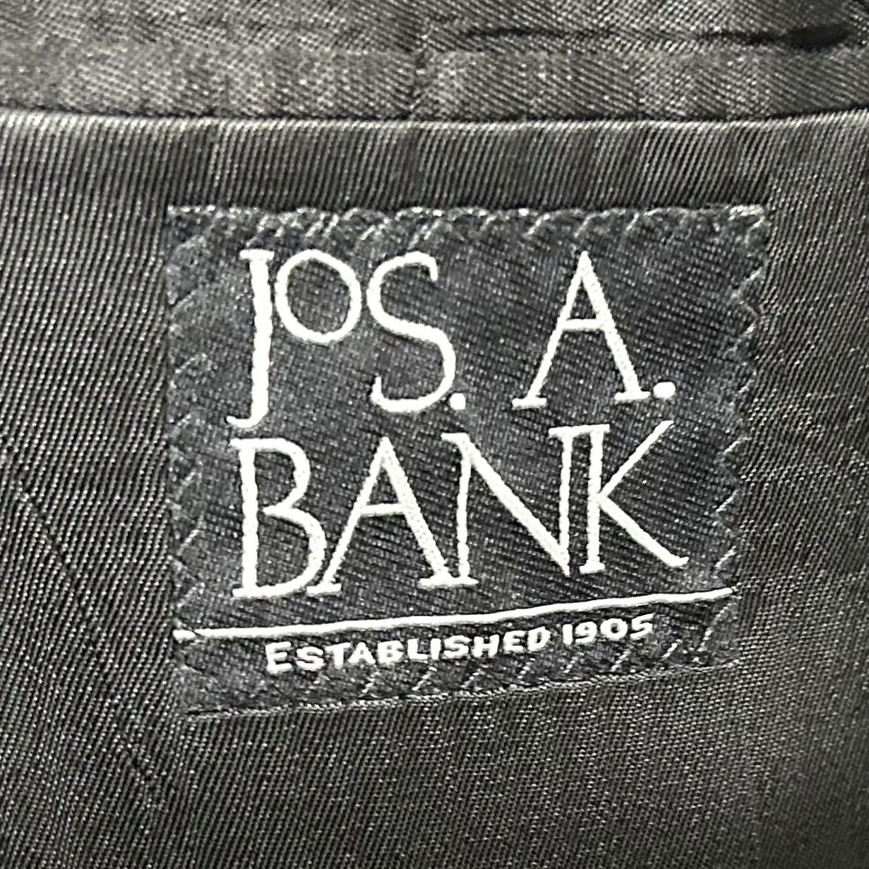 Jos. A. Bank Jos A Bank Sport Coat 46R Wool Houndstooth Two Button Vented Regular Mens Jacket Size US S / EU 44-46 / 1 - 3 Thumbnail