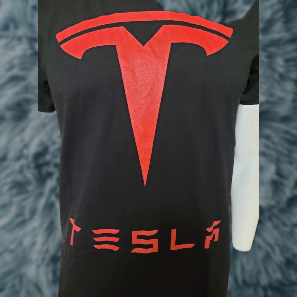 Vintage Tesla Motors Logo T Shirt Small Black 100% Cotton Crew Neck Short Sleeve Graphic Tee Men Size US S / EU 44-46 / 1 - 1 Thumbnail