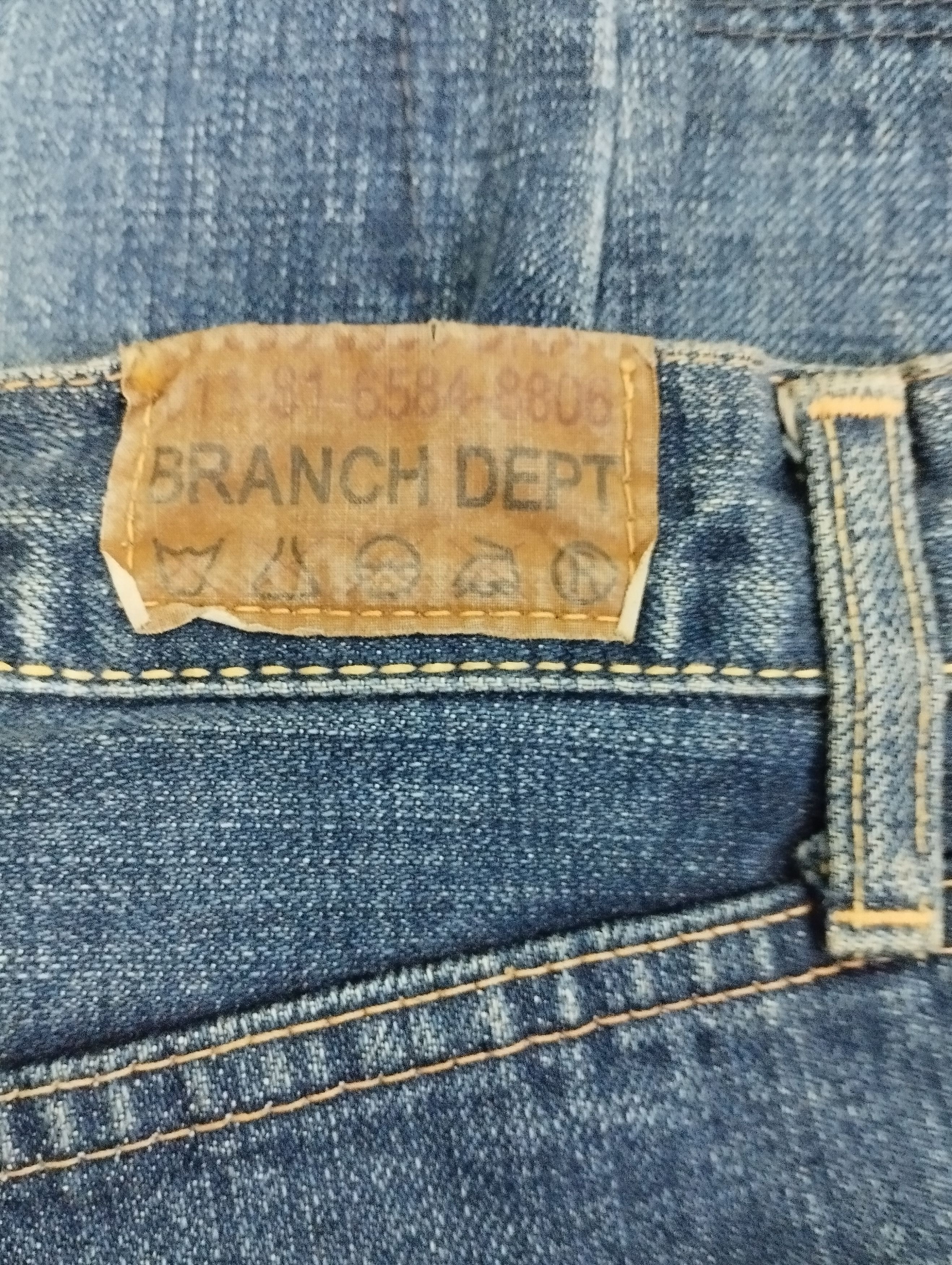 Tornado Mart Flare Jeans Made In Jpn Patchwork Branch Dept Bootcut Jean Size US 27 - 8 Thumbnail