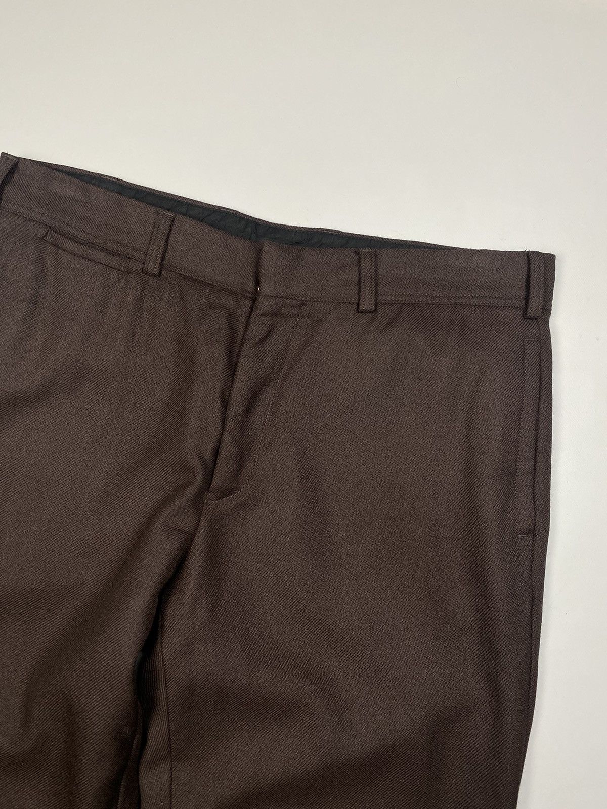 Dries Van Noten Dries Van Noten wool brown pants size 54 Size US 36 / EU 52 - 4 Thumbnail