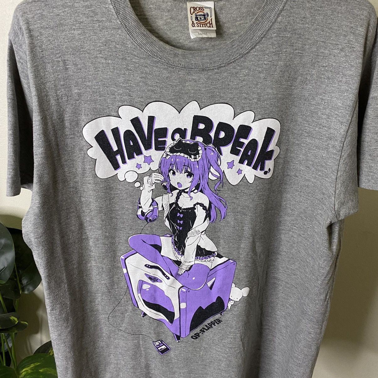 Vintage 2001 QP:flapper Anime Hentai Waifu T Shirt Size US L / EU 52-54 / 3 - 2 Thumbnail