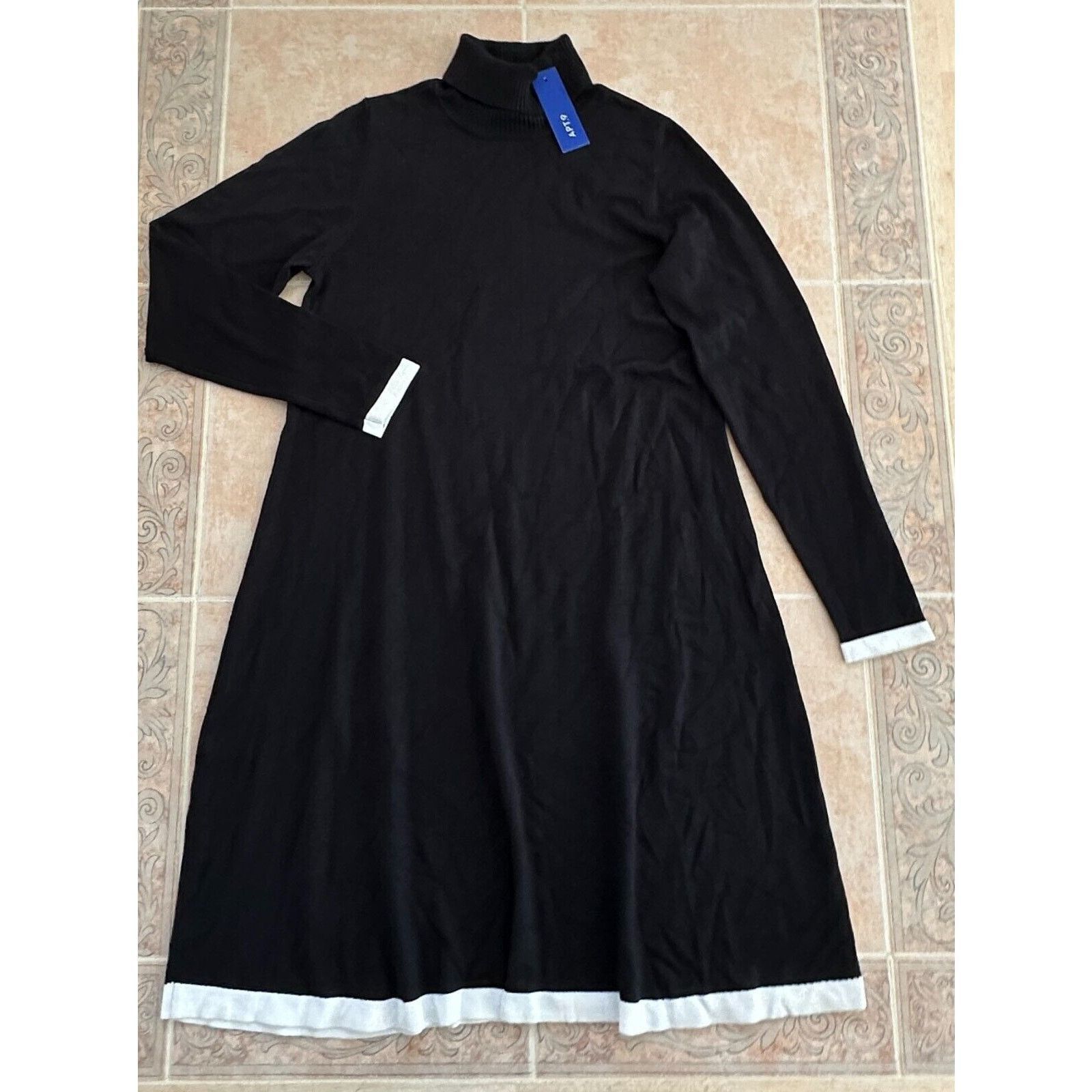 Apt. 9 New! APT.9 Black dress sweater Turtle-neck Size M Size M / US 6-8 / IT 42-44 - 1 Thumbnail