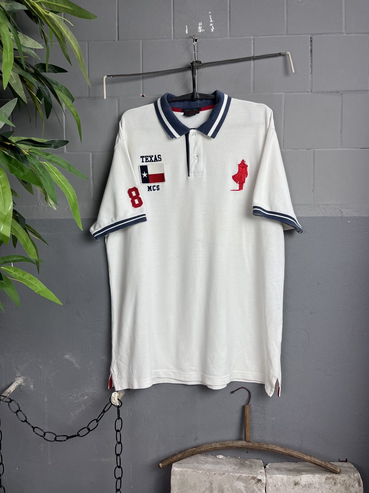 Marlboro MARLBORO TEXAS COWBOY FADED MADE IN ITALY POLO TEE - № 05 Size US L / EU 52-54 / 3 - 2 Thumbnail