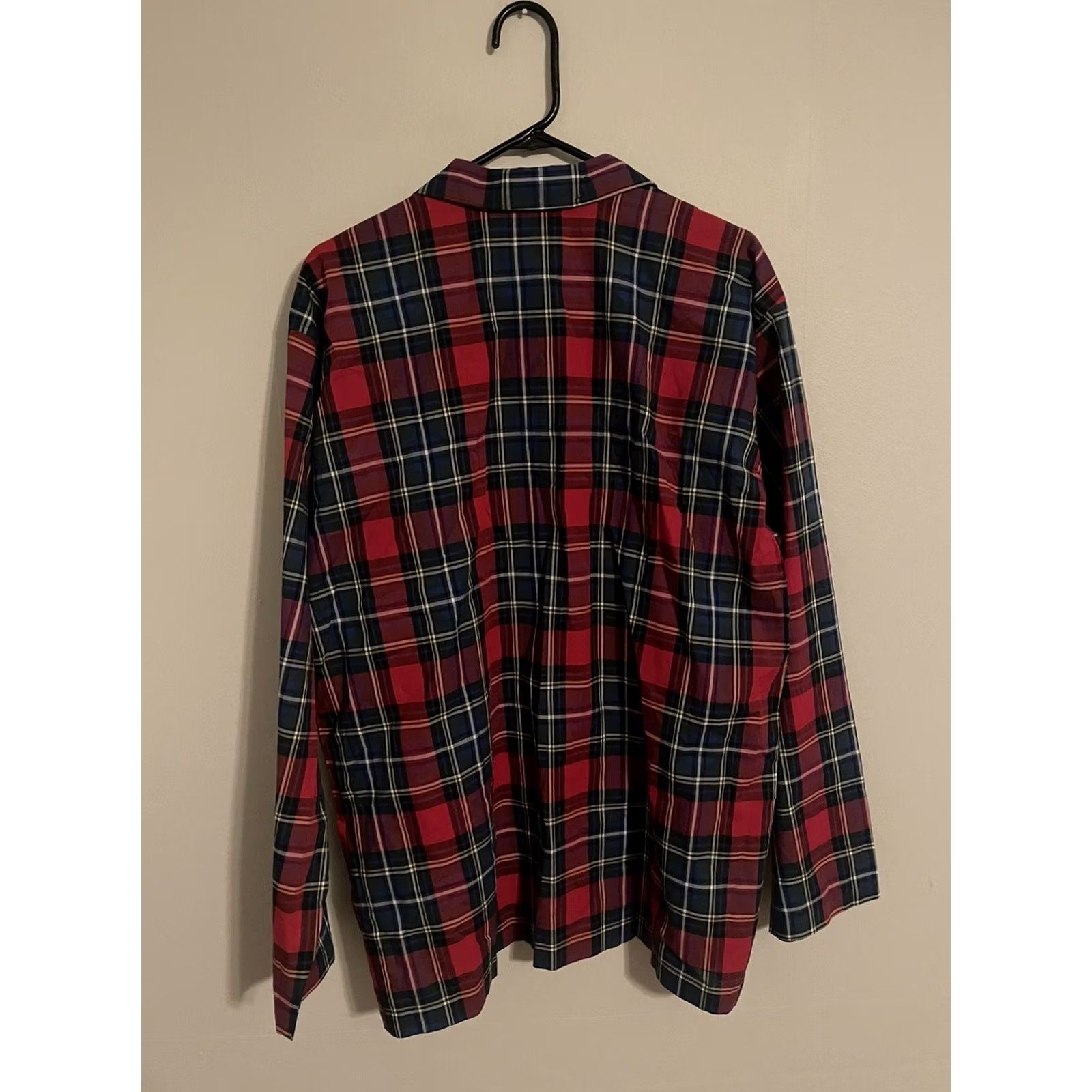 Polo Ralph Lauren Polo Ralph Lauren Men's L Multicolor Tartan Plaid Pajama Sleepwear Shirt Size US L / EU 52-54 / 3 - 4 Thumbnail