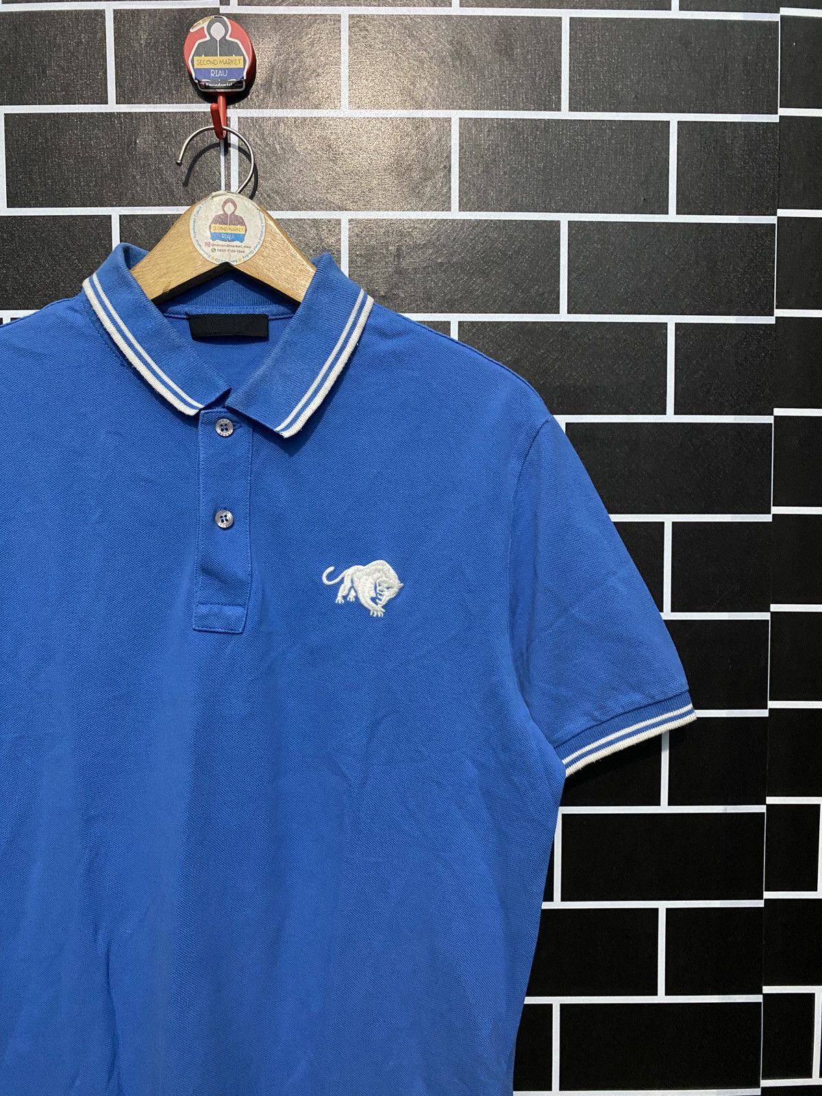 Prada Prada panther embroidered polo shirt Size US L / EU 52-54 / 3 - 1 Thumbnail