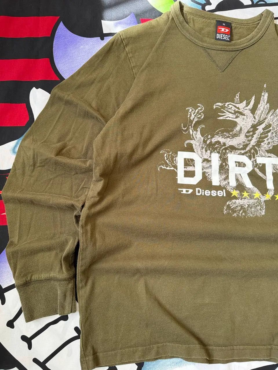 Diesel Vintage Diesel "Dirt" longsleeve tshirt Size M Size US M / EU 48-50 / 2 - 2 Thumbnail