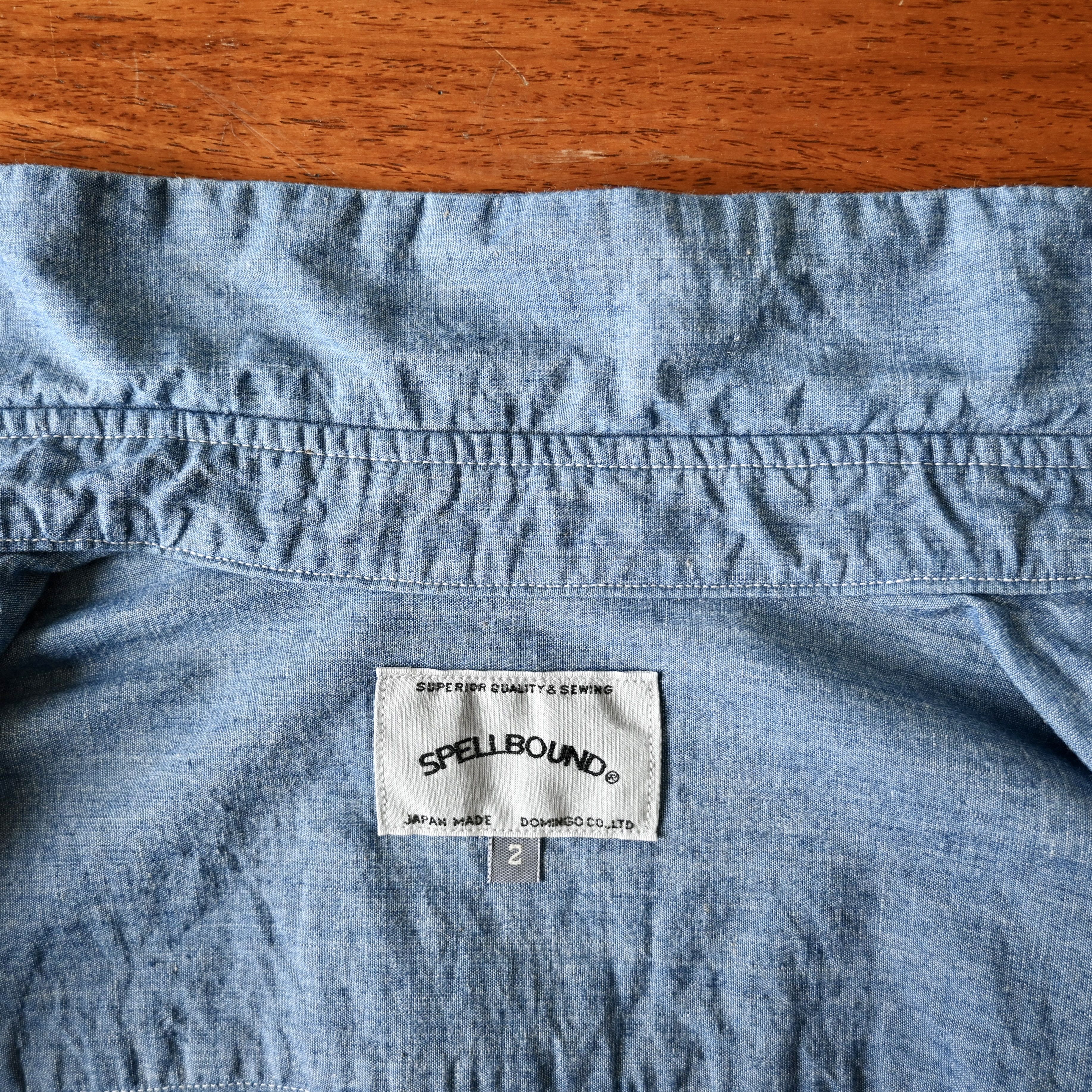 Spellbound SPELLBOUND cotton chambray work shirt, made in Japan Size US M / EU 48-50 / 2 - 14 Thumbnail