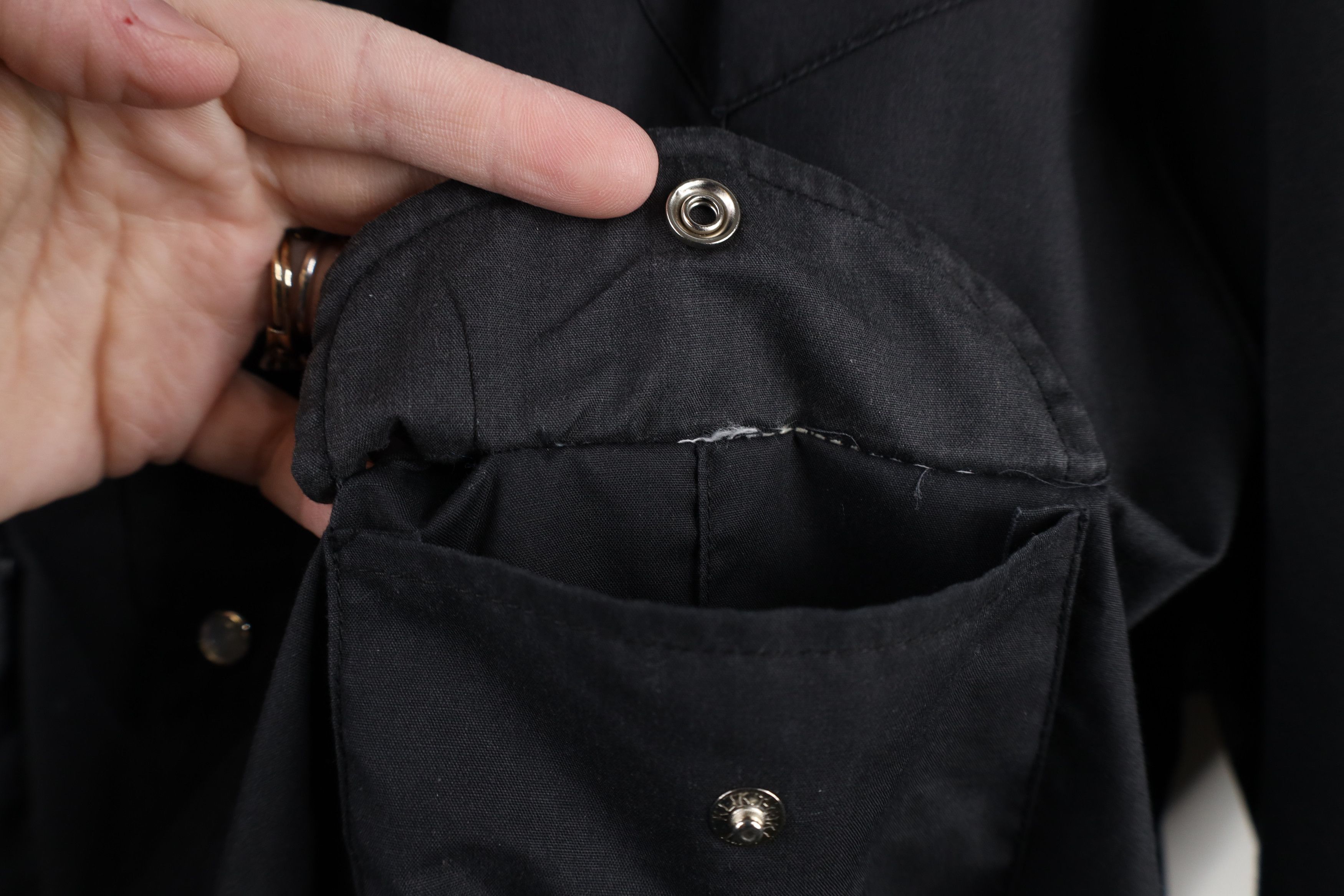Vintage Vintage 70s Streetwear Cowboy Snap Button Shirt Black Size US S / EU 44-46 / 1 - 4 Thumbnail