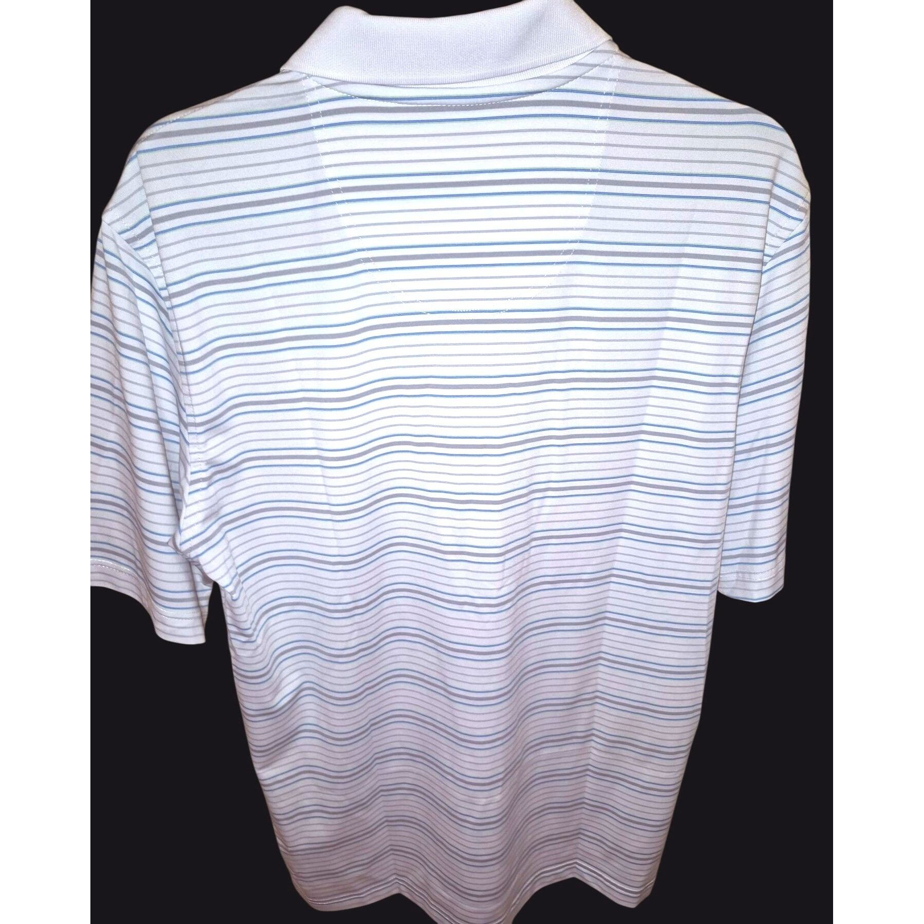 Lone Cypress By Pebble Beach Lone Cypress By Pebble Beach Luxury Performance Striped Polo Size US S / EU 44-46 / 1 - 4 Thumbnail