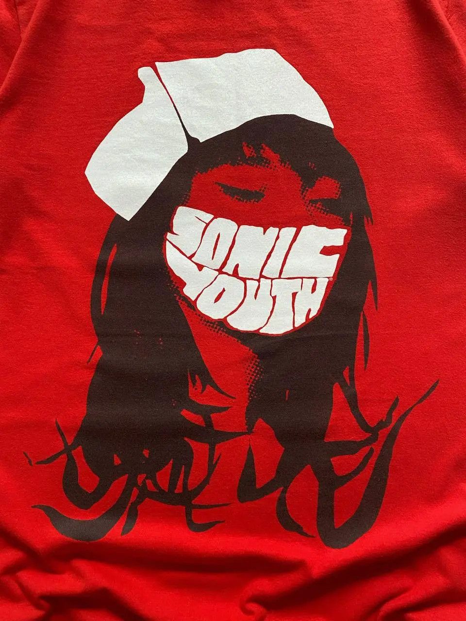 Japanese Brand SONIC YOUTH NURSE ROCK BAND T SHIRT Size US M / EU 48-50 / 2 - 2 Thumbnail
