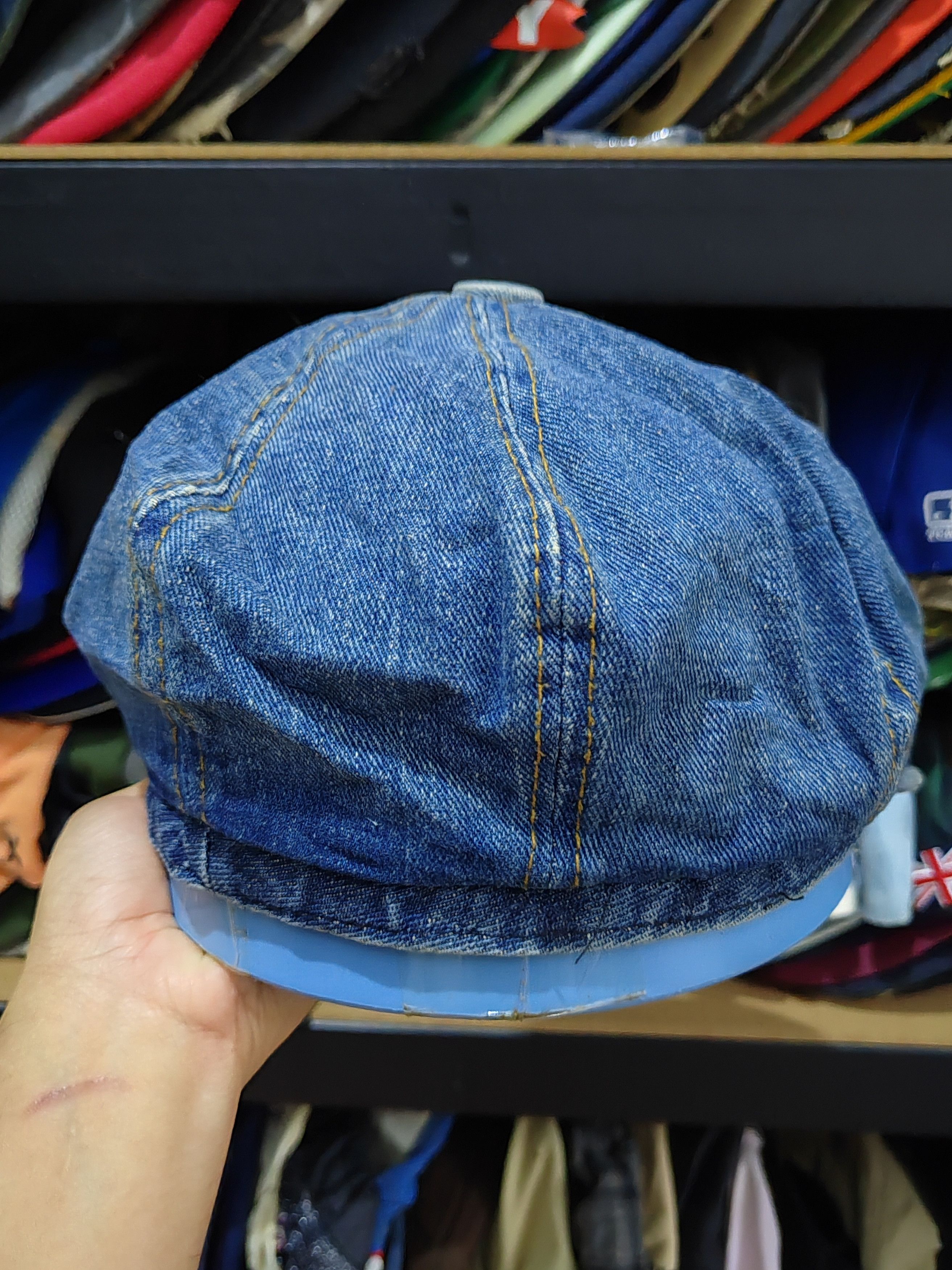 Japanese Brand Vintage Japanese Denim Style Hat Cap Size ONE SIZE - 5 Thumbnail