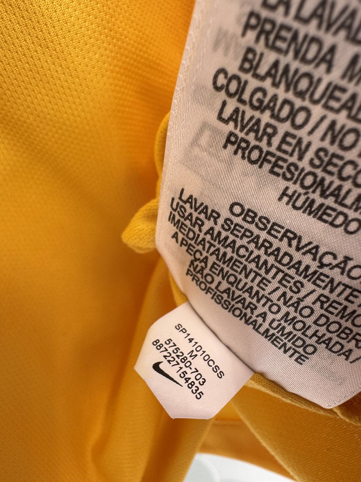 Nike Brazil 2014-2015 Home Soccer Jersey Football Shirt Kit Size US M / EU 48-50 / 2 - 15 Thumbnail