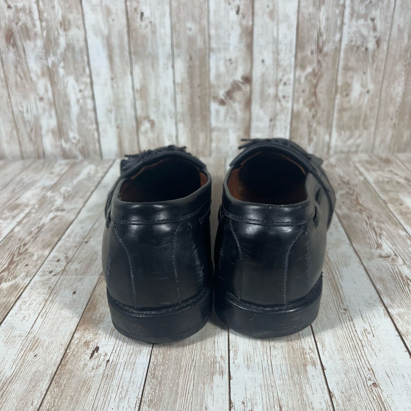 Allen Edmonds Allen Edmonds Sz 13 D Black Leather Men's Dress Shoes Size US 13 / EU 46 - 3 Thumbnail